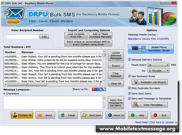 Blackberry Mobile SMS Messaging Windows 11 download