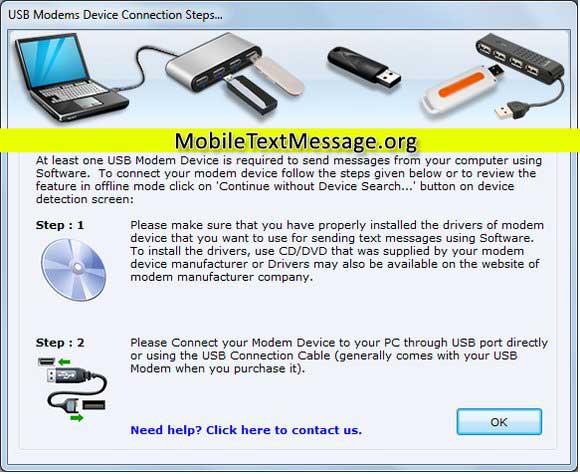 GSM USB Modem screenshot